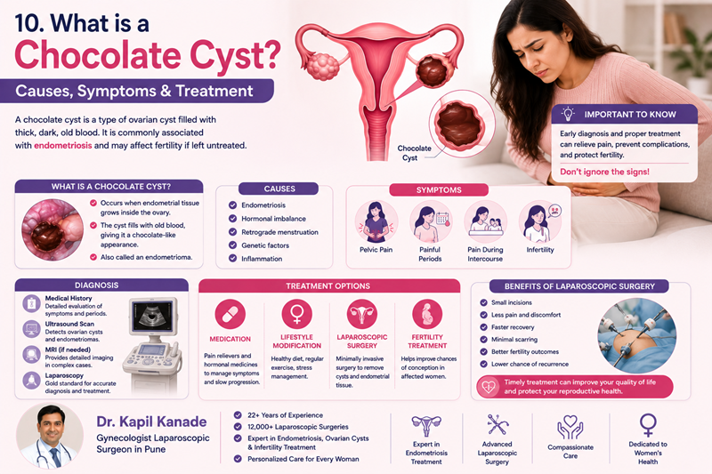 What is a Chocolate Cyst? Causes, Symptoms & Treatment